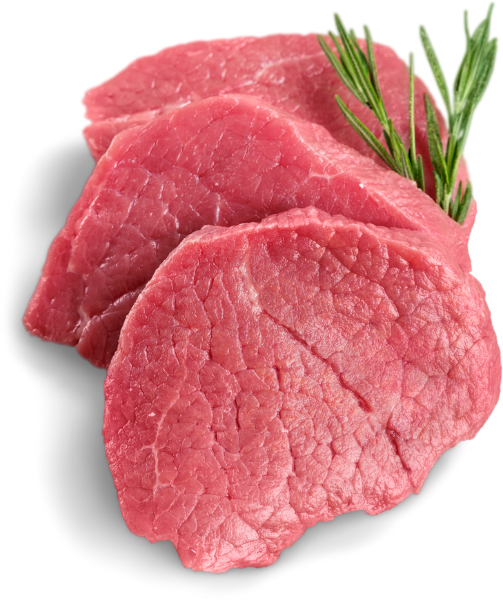 Raw Meat Isolated